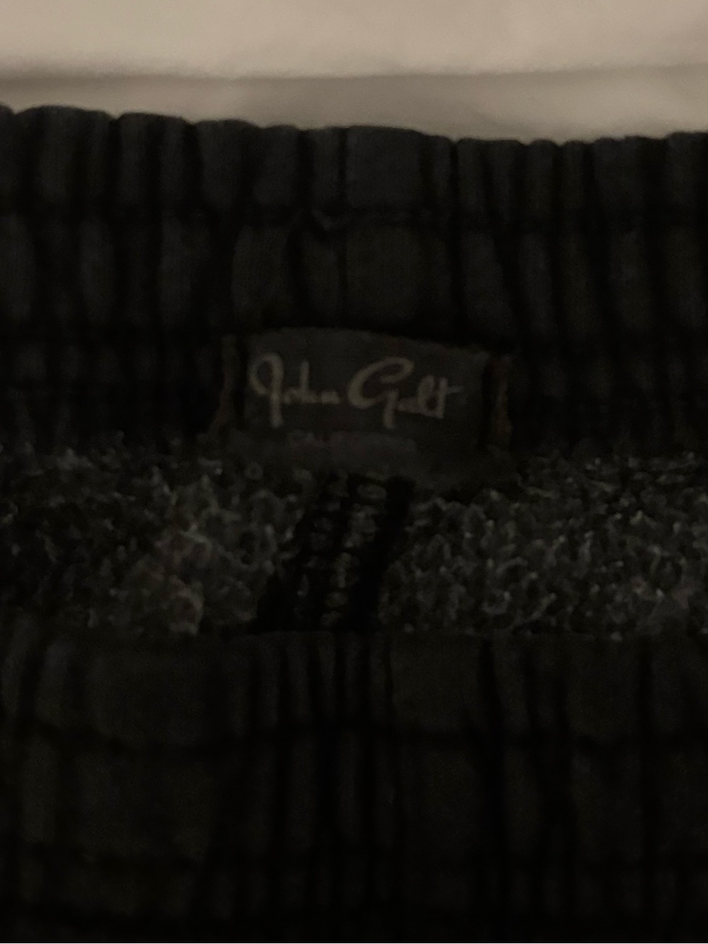 John Galt Black cargo Sweatpants